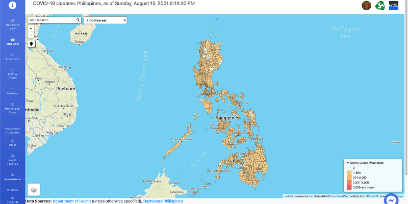 Development of a Web-based Awareness & Decision Support System (endcov.ph) on COVID-19