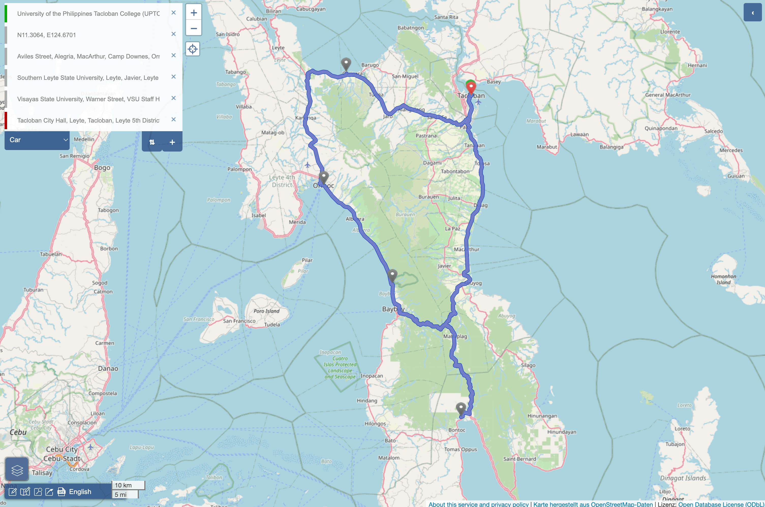 leyte_itinerary