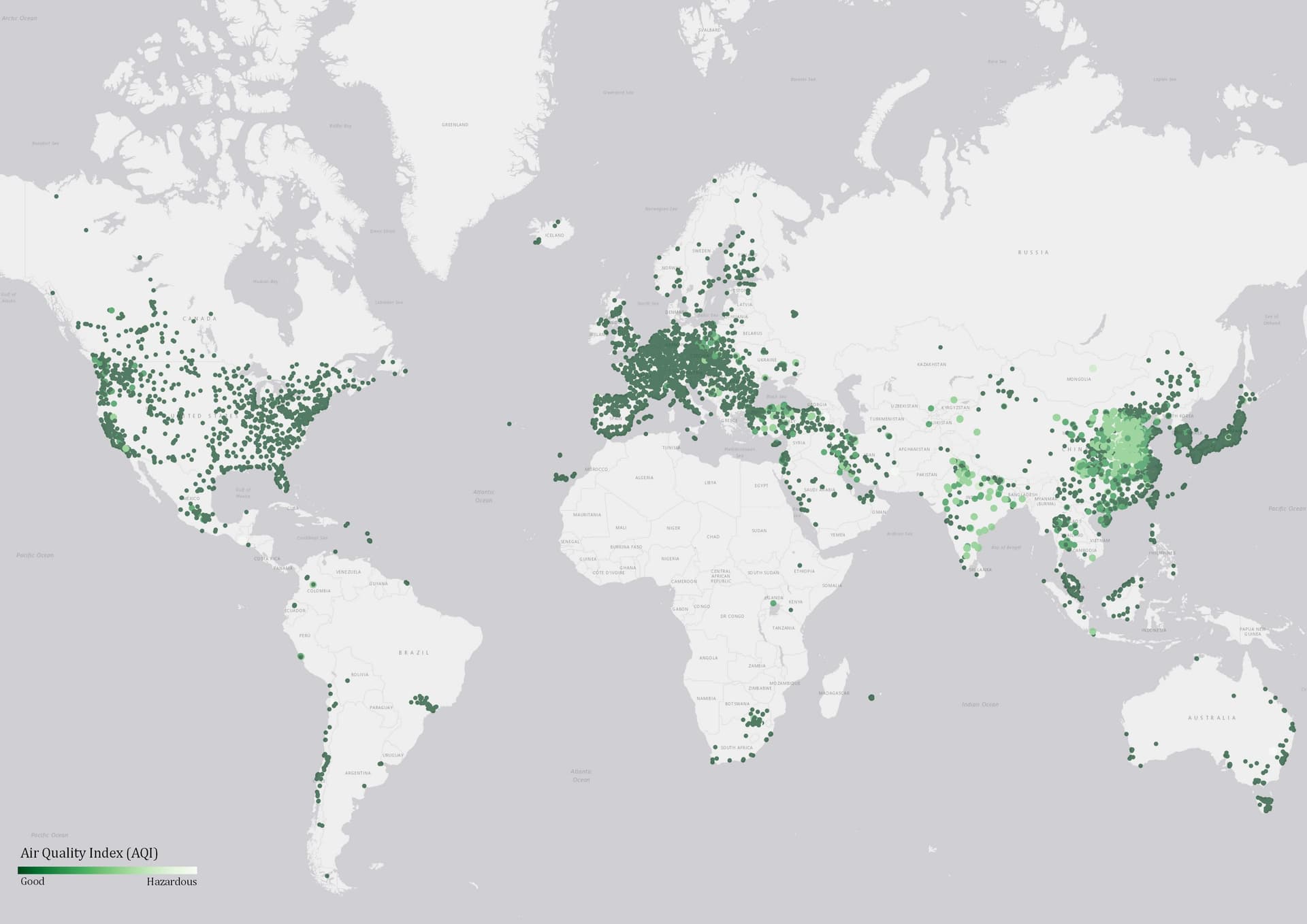 World's Air Quality Index